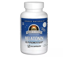 Вегетарианский Мелатонин Source Naturals (Sleep Science) 3 мг 120 капсул