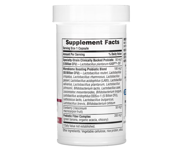 Пробиотики для женщин Natures Plus (GI Natural Probiotic Women) 60 млрд КОЕ 30 капсул