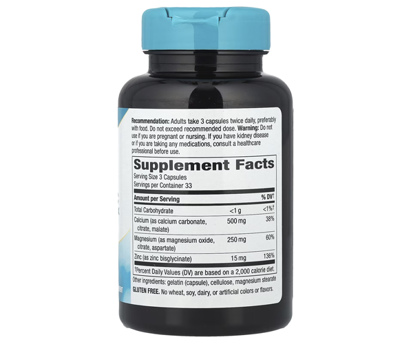 Кальцій магній та цинк Nature's Way (Calcium Mag and Zinc) 765 мг 