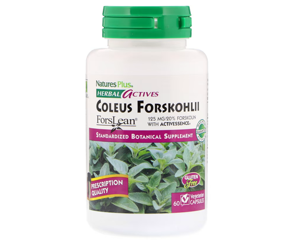 Форсколин Natures Plus (Coleus Forskohlii) 125 мг 60 капсул
