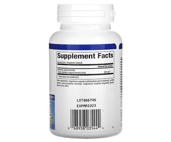 Берберин Natural Factors (WellBetX Berberine) 500 мг 