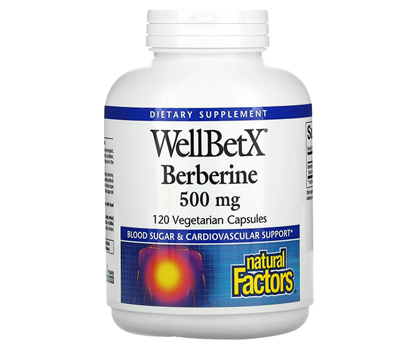 Берберин Natural Factors (WellBetX Berberine) 500 мг 
