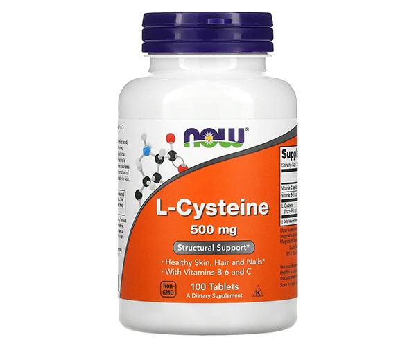 L-Цистеин NOW Foods (L-Cysteine) 500 мг 100 таблеток