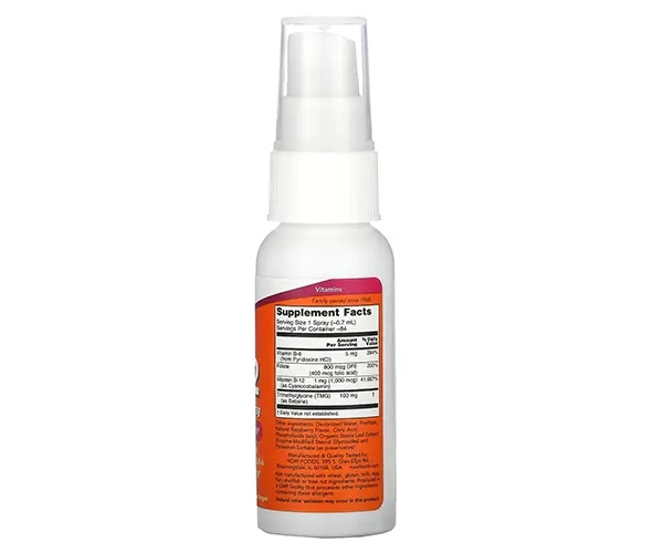 Вітамін В12 ліпосомальний спрей NOW Foods (B-12 Liposomal Spray) 1000 мкг 60 мл