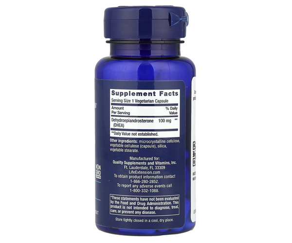 ДГЭА Life Extension (DHEA Dehydroepiandrosterone) 100 мг 60 капсул