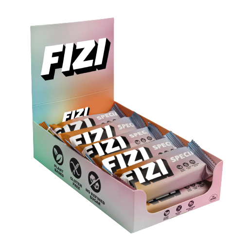 Протеїнові батончики FIZI 10 шт по 45 г зі смаком малина матчу