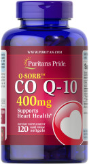 Коэнзим Q-10 Puritan's Pride (CO Q-10) 400 мг 120 капсул