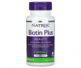 Биотин Плюс с Лютеином Natrol (Biotin Plus with Lutein) 5000 мкг/10 мг 60 таблеток