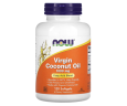 Кокосова олія першого віджиму NOW Foods (Virgin Coconut Oil) 1000 мг 120 капсул