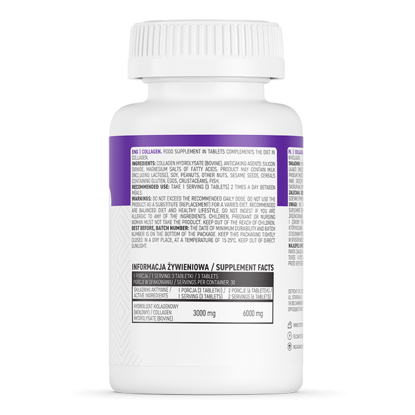 Коллаген Ostrovit (Collagen) 90 таблеток