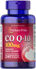Коензим Q-10 Puritan's Pride  (Q-SORB Co Q-10) 100 мг 240 капсул