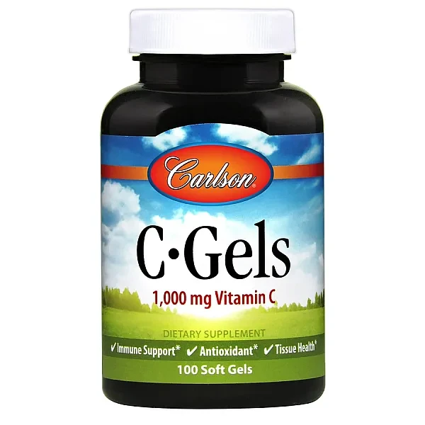 Вітамін С Carlson Labs  (C-Gel) 1000 мг 100 капсул