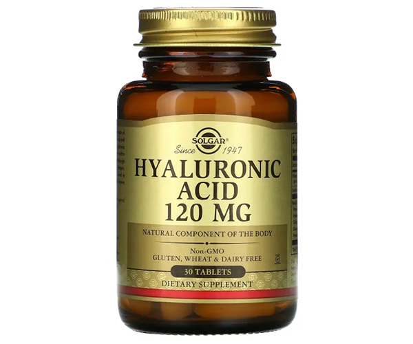 Коллаген и Гиалуроновая кислота Solgar (Collagen Hyaluronic Acid Complex) 30 таблеток
