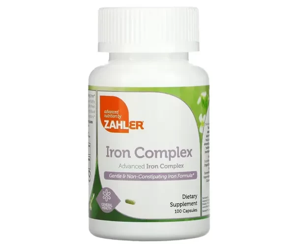 Комплекс с железом  не вызывающий запоров Zahler "Advanced Iron Complex"