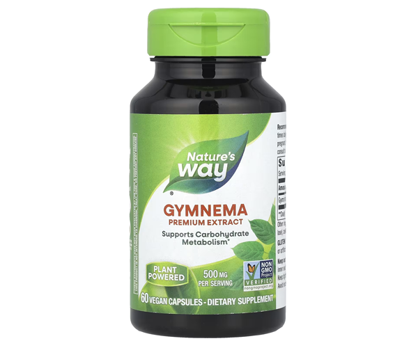 Стандартизована Джимнема Nature's Way (Gymnema) 500 мг 60 капсул
