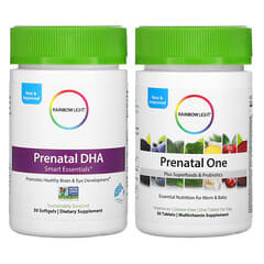 Риб'ячий жир із вітамінами для вагітних Rainbow Light (Prenatal one plus prenatal dha smart essentials) 30 капсул+30 таблеток