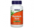 Корінь лопуха NOW Foods (Burdock root) 430 мг 100 капсул
