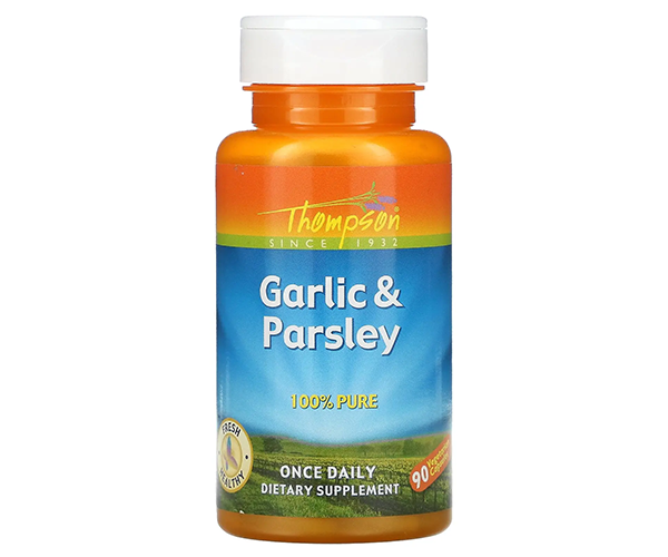 Часник та петрушка Thompson (Garlic & Parsley) 265 мг/265 мг 90 капсул