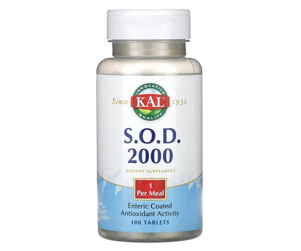 Супероксиддисмутаза KAL (S.O.D 2000) 250 мг 100 таблеток