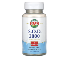 Супероксиддисмутаза KAL (S.O.D 2000) 250 мг 100 таблеток