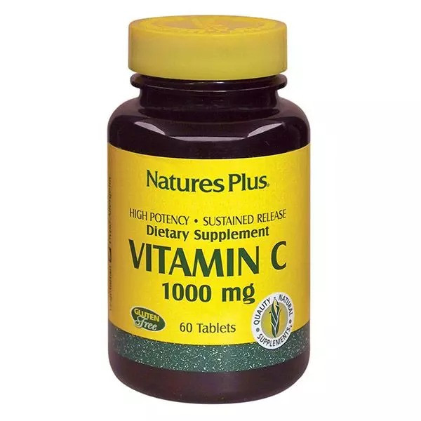 Витамин С медленного высвобождения Natures Plus (Vitamin C) 1000 мг 
