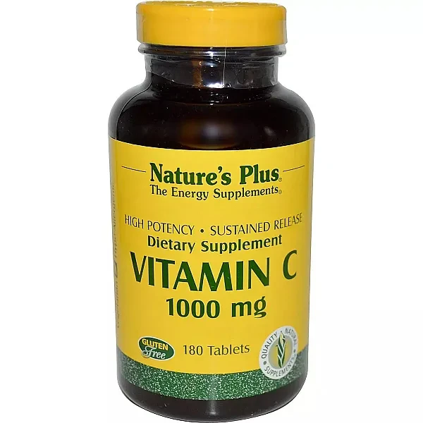 Витамин С медленного высвобождения Natures Plus (Vitamin C) 1000 мг 