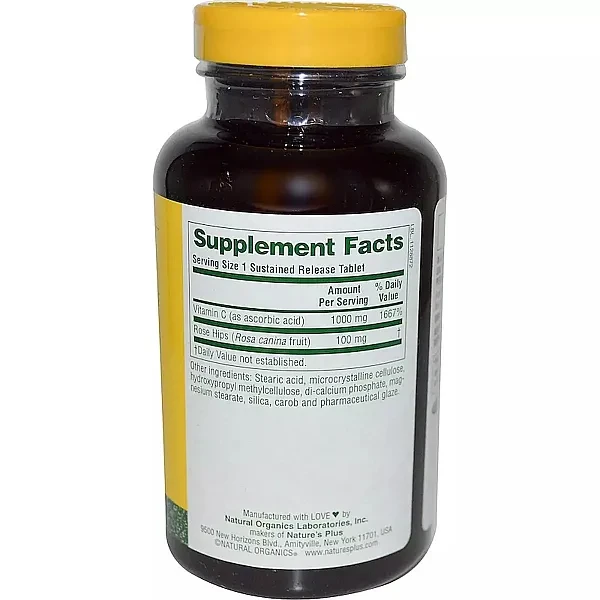 Витамин С медленного высвобождения Natures Plus (Vitamin C) 1000 мг 