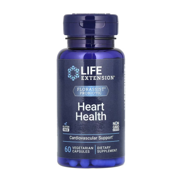 Пробіотик здоров'я серця Life Extension  (Florassist Heart Health) 60 капсул