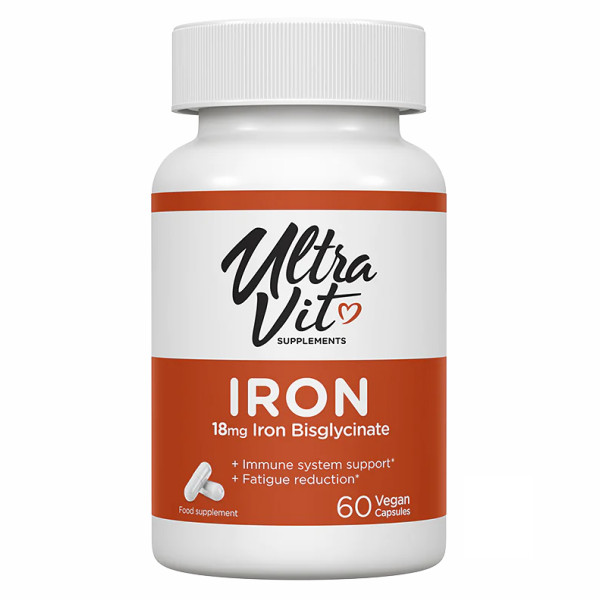 Залізо UltraVit VPLab (Iron) 60 капсул