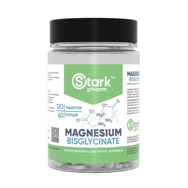 Магний бисглицинатStark Pharm (Magnesiun Bis-Glycinate) 120 таблеток