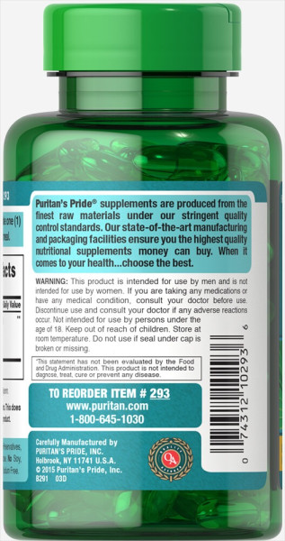 Сереноя Puritan's Pride (Saw Palmetto) 320 мг 60 капсул