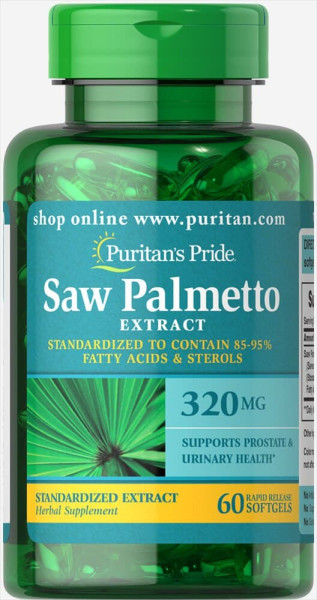 Сереноя Puritan's Pride (Saw Palmetto) 320 мг 60 капсул