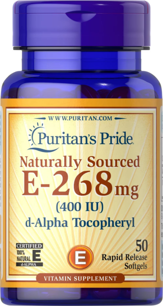 Натуральний вітамін E Puritan's Pride (Vitamin E) 400 МО 100 капсул