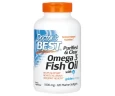 Рыбий жир Doctor's Best (Purified Clear Omega-3 Fish Oil) 1000 мг 120 капсул
