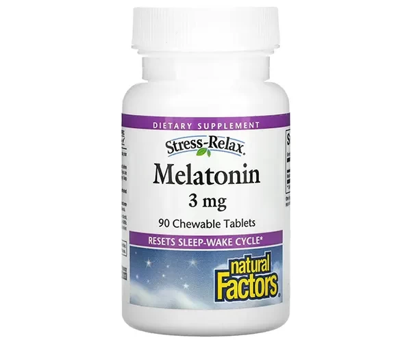 Мелатонін Natural Factors (Melatonin) 3 мг