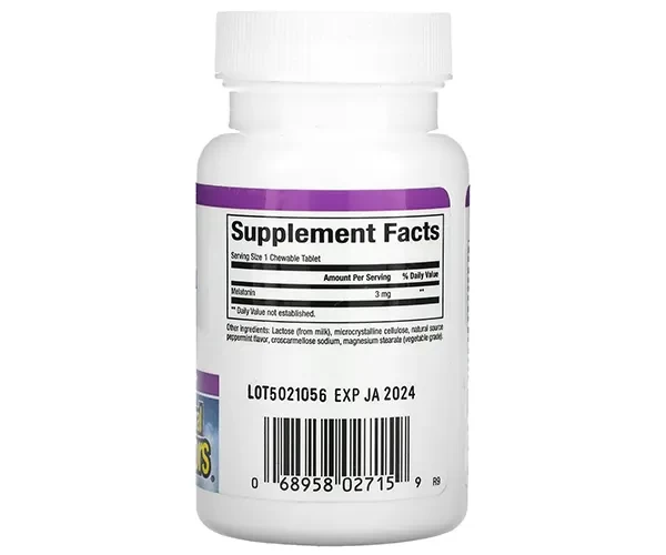 Мелатонін Natural Factors (Melatonin) 3 мг
