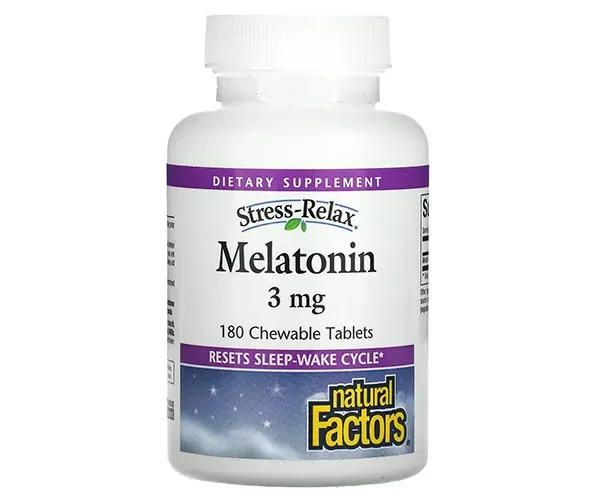 Мелатонін Natural Factors (Melatonin) 3 мг