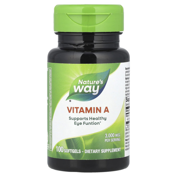 Вітамін А Nature's Way (Vitamin A) 10000 МО 100 таблеток