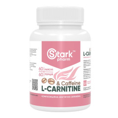 L-карнітин з кофеїном Stark Pharm (Caffeine L-Carnitine) 60 капсул