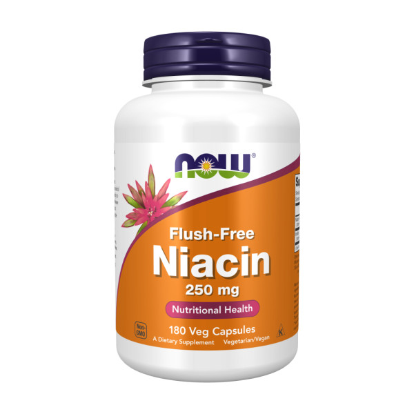 Ниацин Витамин B3 Now Foods (Niacin Vitamin B3) 250 мг 180 капсул