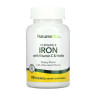 Железо с витамином С Nature's Plus (Iron with Vitamin C) 90 жевательных таблеток со вкусом вишни