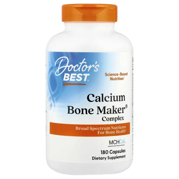 Комплекс для кісток із кальцієм Doctor's Best  (Calcium Bone Maker) 180 капсул