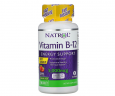 Витамин В12 Natrol (Vitamin B-12 Fast Dissolve) 5000 мкг 100 таблеток со вкусом клубники