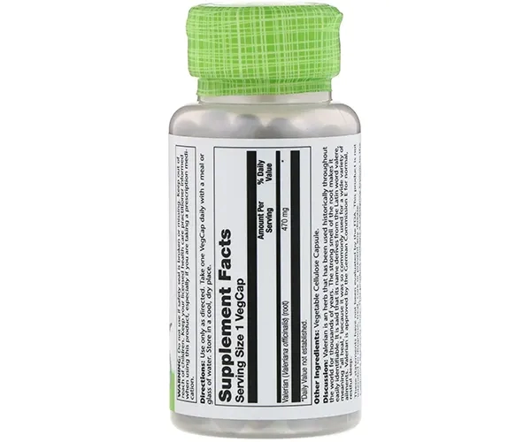 Валеріана Solaray  (Valerian) 470 мг 100 капсул