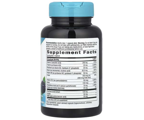 Формула витаминов группы B от стресса Nature's Way (B-Stress Formula) 100 капсул