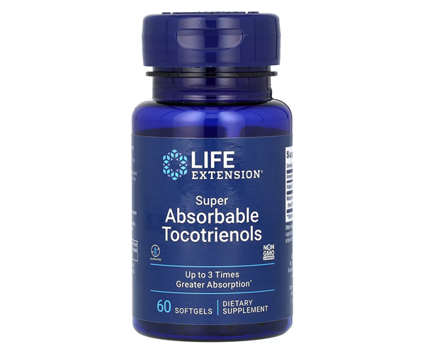 Вітамін E і суперабсорбовані токотрієноли Life Extension (Absorbable Tocotrienols) 60 капсул
