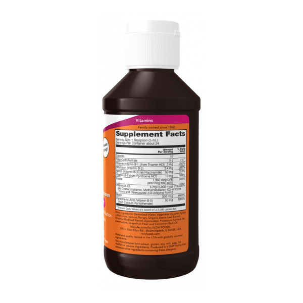 Рідкий вітамін В12 NOW Foods "Ultra B-12" 5000 мкг 118 мл