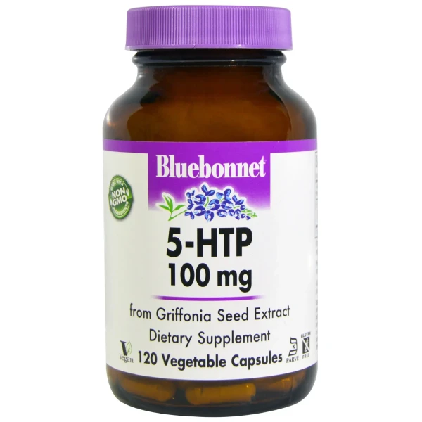5-HTP Гидрокситриптофан Bluebonnet Nutrition (5-HTP) 100 мг 