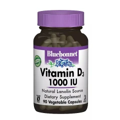 Витамин D3 Bluebonnet Nutrition (Vitamin D3) 1000 МЕ 90 капсул
