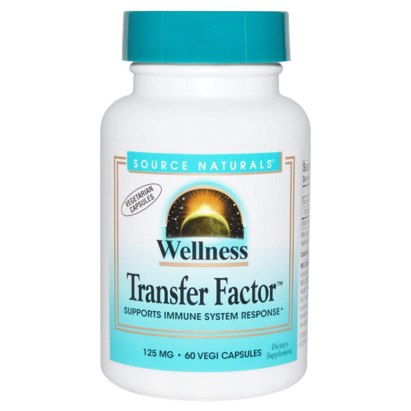 Трансфер фактор - молозиво Source Naturals (Wellness Transfer Factor) 125 мг 60 капсул